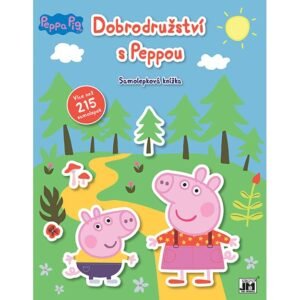 Edukatívne, kreatívne a interaktívne hračky pre deti Dobrodružství s Peppou Samolepková knížka