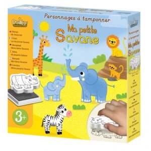 Edukatívne, kreatívne a interaktívne hračky pre deti Penové pečiatky Moja savana