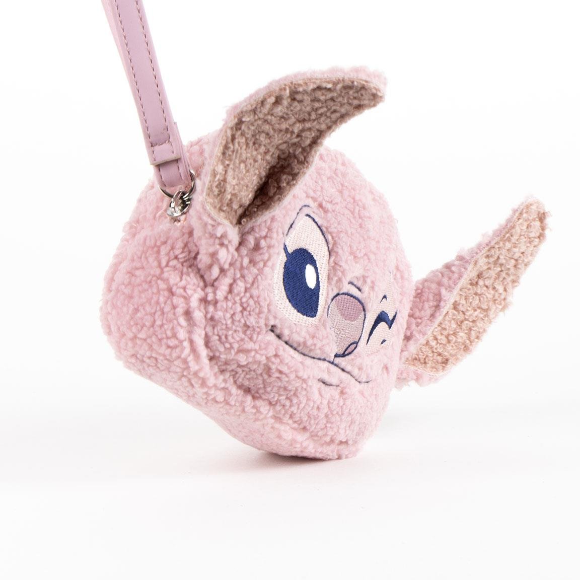 Plyšová kabelka do ruky ružová Stitch – Obrázok 3