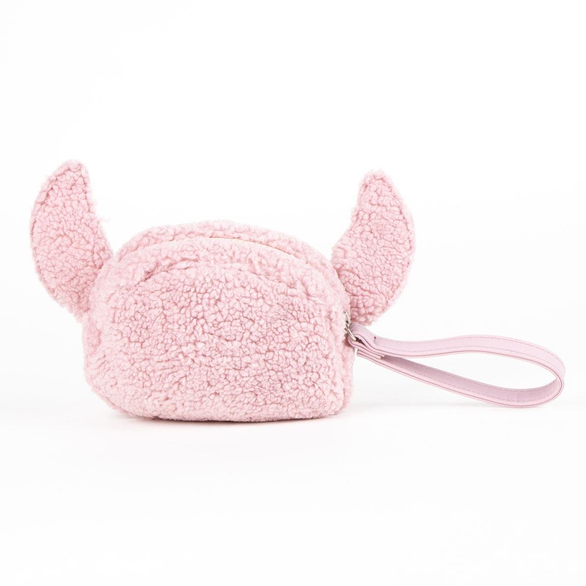 Plyšová kabelka do ruky ružová Stitch – Obrázok 4