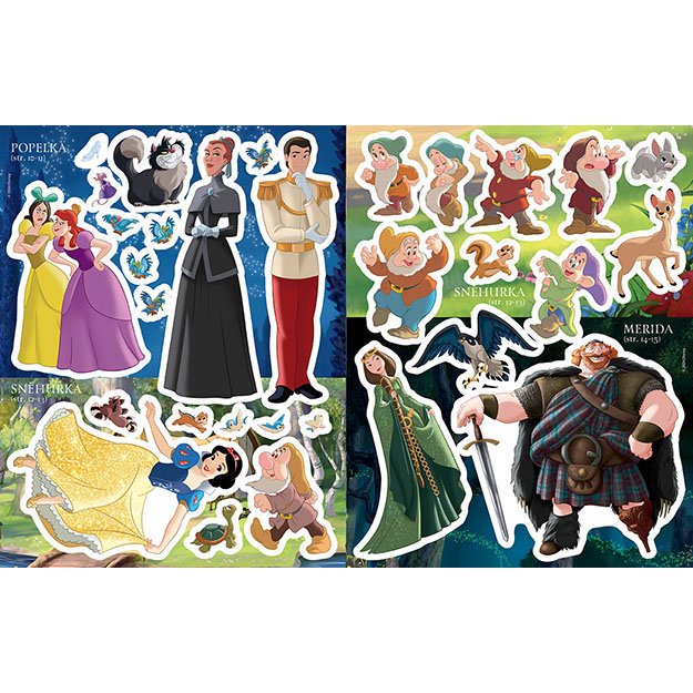 Disney Princezna Samolepková knížka – Obrázok 3