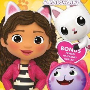 Edukatívne, kreatívne a interaktívne hračky pre deti Gabby's Dollhouse JUMBO hádanky a maľovanky