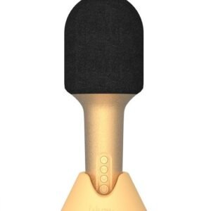 Edukatívne, kreatívne a interaktívne hračky pre deti Mikrofón Glitter Grove Gold