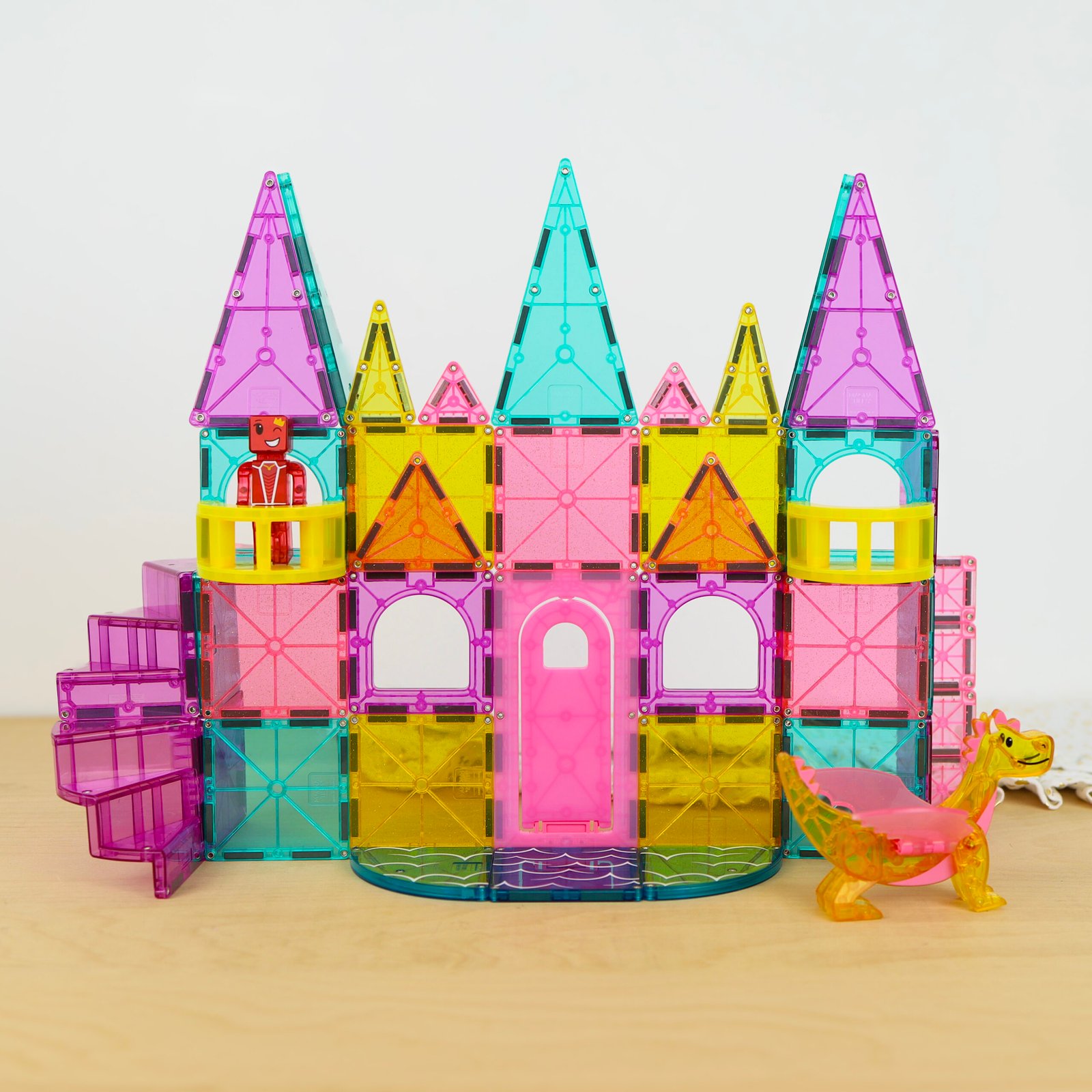 Magnetická stavebnica Castle DLX 48 dielov – Obrázok 4