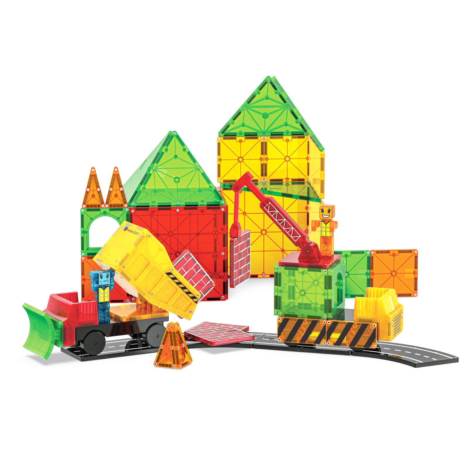 Magnetická stavebnica Builder XL Trucks 50 dielov – Obrázok 4