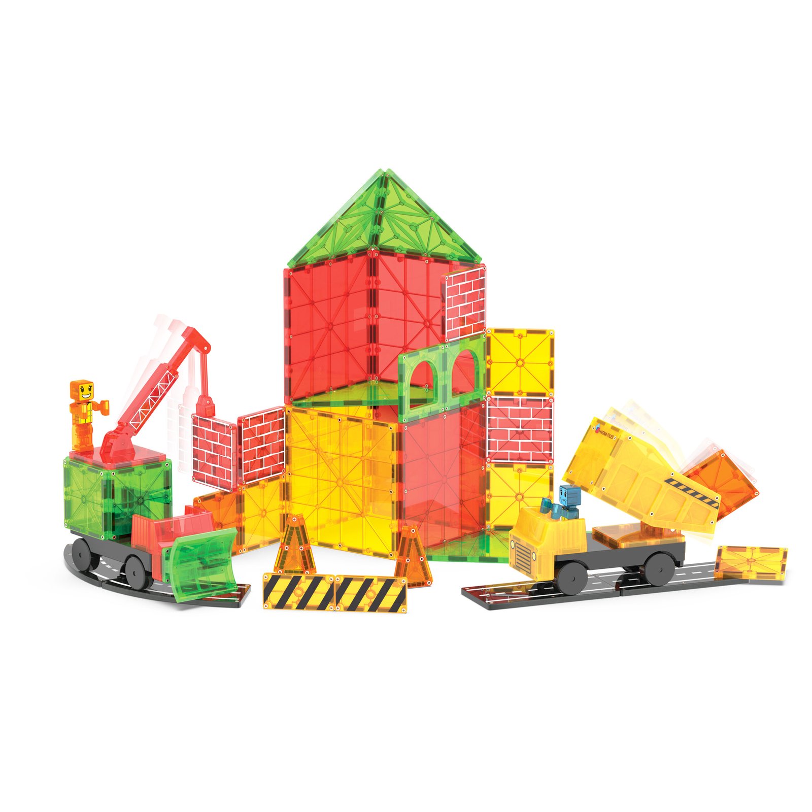 Magnetická stavebnica Builder XL Trucks 50 dielov – Obrázok 3