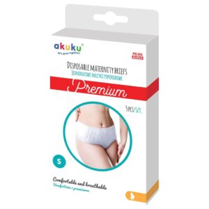 Edukatívne, kreatívne a interaktívne hračky pre deti Jednorazové popôrodné nohavičky Akuku PREMIUM vel. S 5ks S