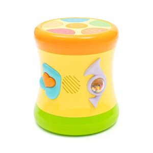 Obojstranný dynamický bubienok Baby Mix žltý