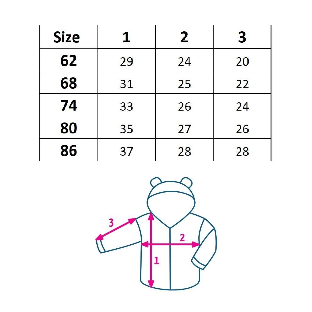 Dojčenské tepláčky a mikinka Koala Panther girl 80 (9-12m) – Obrázok 4