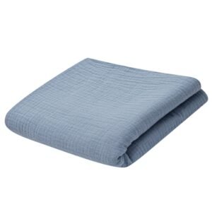 Edukatívne, kreatívne a interaktívne hračky pre deti Mušelínová detská deka New Baby 70x100 cm modrá