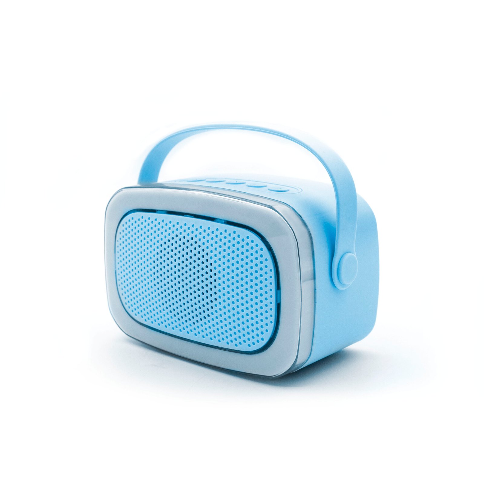 Bluetooth Karaoke párty set + 2 mikrofóny Blue – Obrázok 8