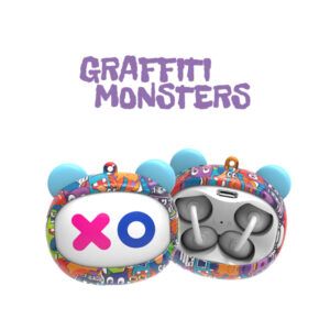 Bezdrôtové detské slúchadlá do uší GOAT Graffiti Monsters