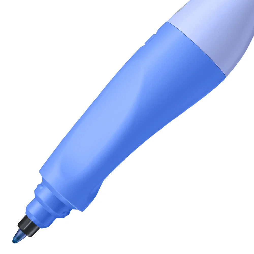 Ergonomické pero guľôčkové Modré Pastel pre pravákov – Obrázok 2