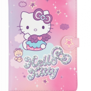 Edukatívne, kreatívne a interaktívne hračky pre deti Zápisník so zapínaním na magnet Angel Hello Kitty Pastel Pink
