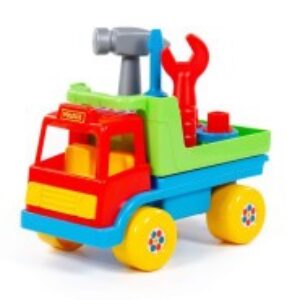 Edukatívne, kreatívne a interaktívne hračky pre deti Auto s náradím