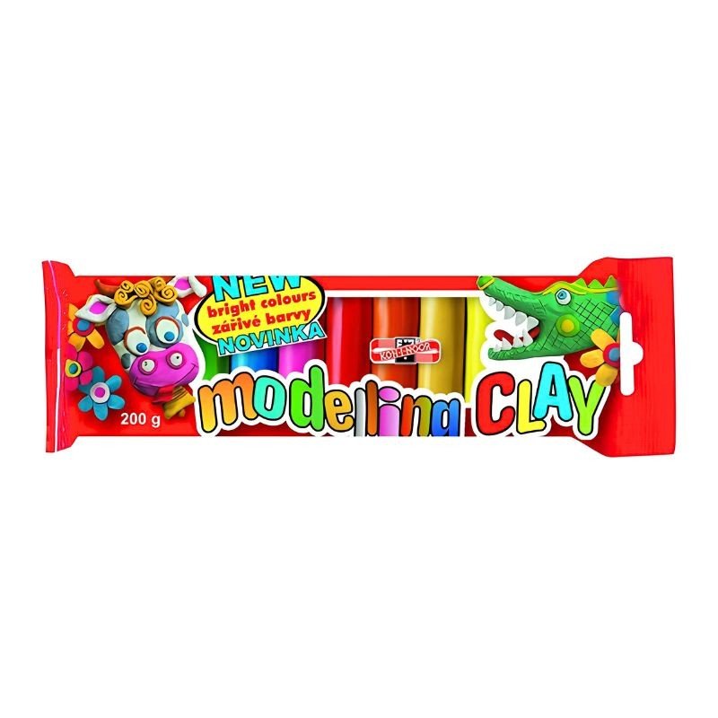 Plastelína koh-i-noor 10 odtieňov, 200 g
