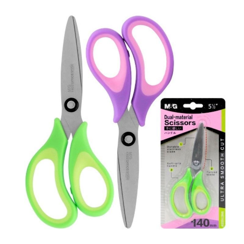 Školské nožnice m&g dual-material